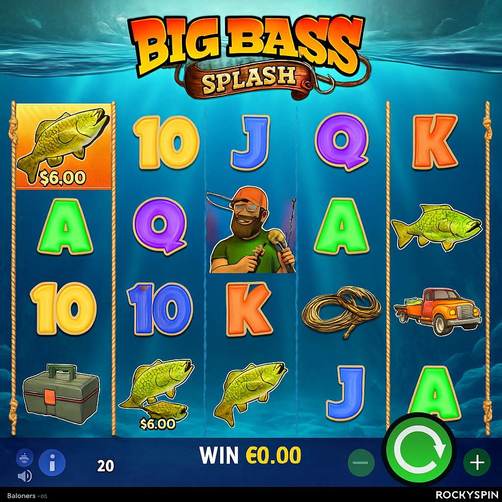 RockySpin - Big Bass Splash Slot Game - Pragmatic Play