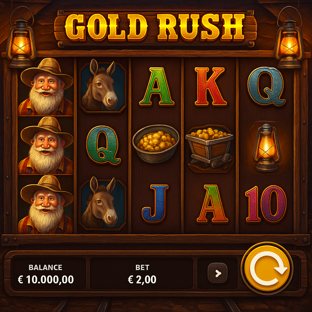 RockySpin - Gold Rush Johnny Cash Slot Game - Pragmatic Play